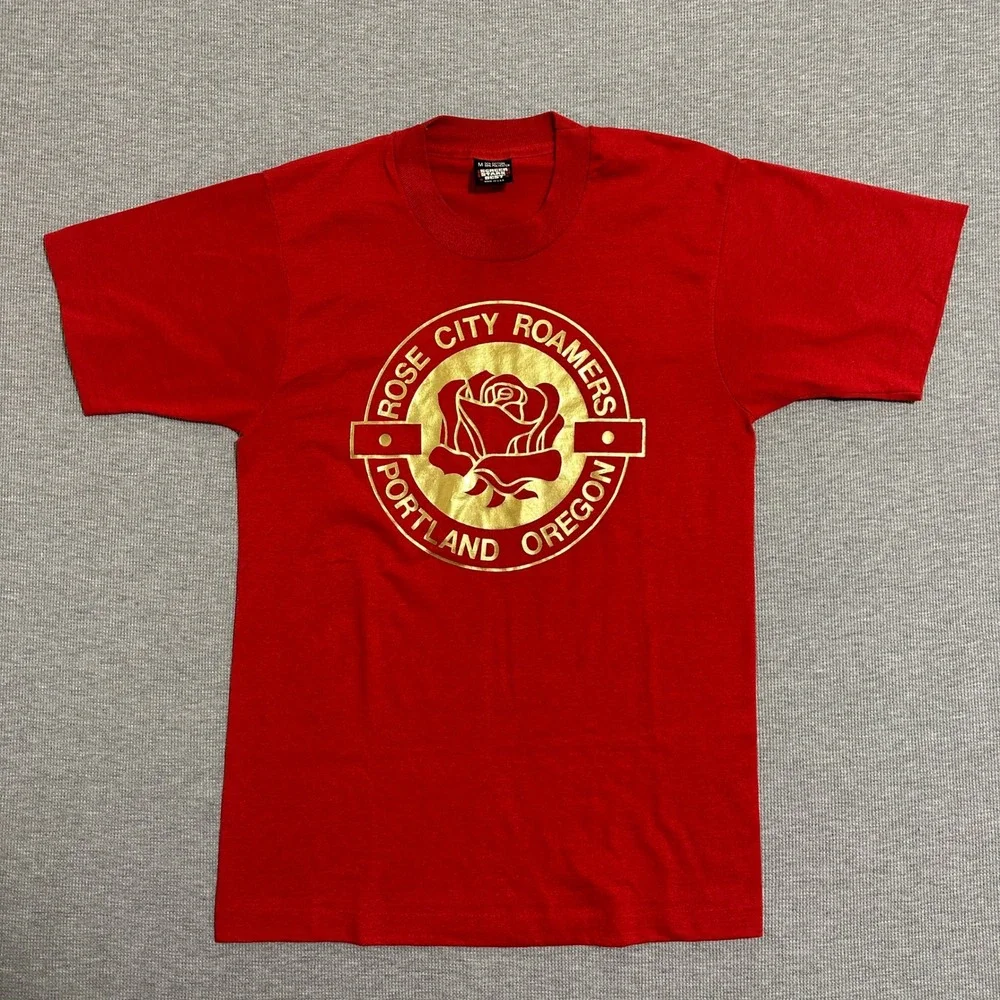 Vintage 80s‎ Screen Stars Best Rose City Roamers Portland Oregon T-Shirt Mens M